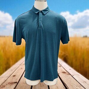 Algo Performance Polo Shirt XL‎ Teal Stitch Fix Athletic Golf Quick Dry UPF